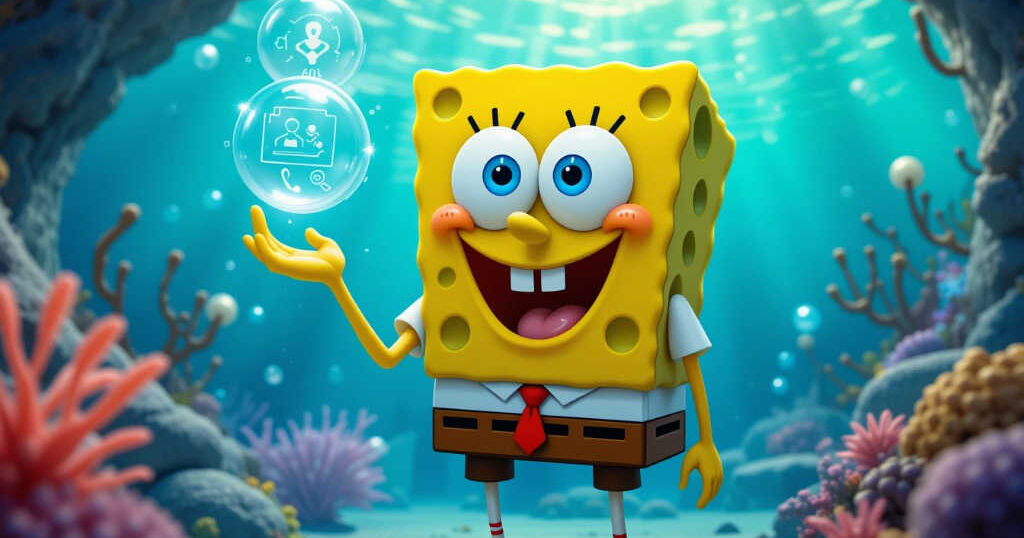 Ha Spongyabob digitális névjegykártyát használna, milyen lenne? #6