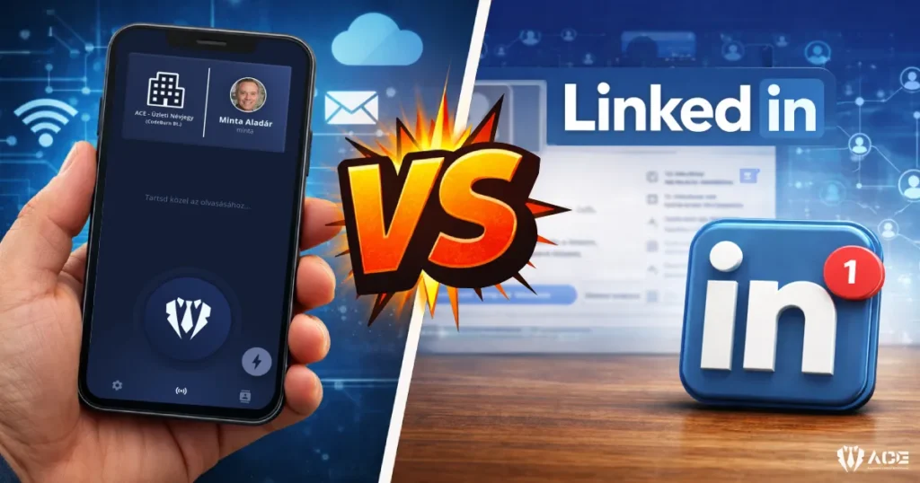 Digitális névjegy vs LinkedIn