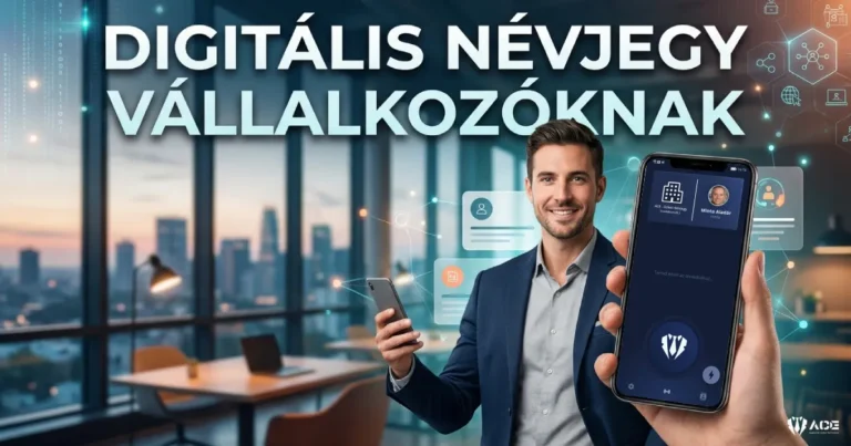 Digitális névjegykártya vállalkozóknak