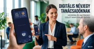 digitális névjegy tanácsadóknak